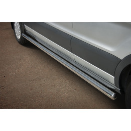 Side Steps, Steeler 4x4 Side Bars, Color Silver, Ford Transit 2014 - 2019 - EDK.ro