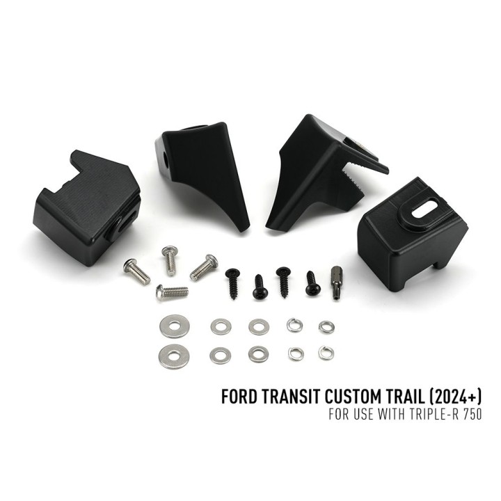 EC Approved LED Projector Integration Kit for Grille, Lazer Lamps with 2x Triple-R 750 Wide (Gen2), 1x Grille Mount Brackets and