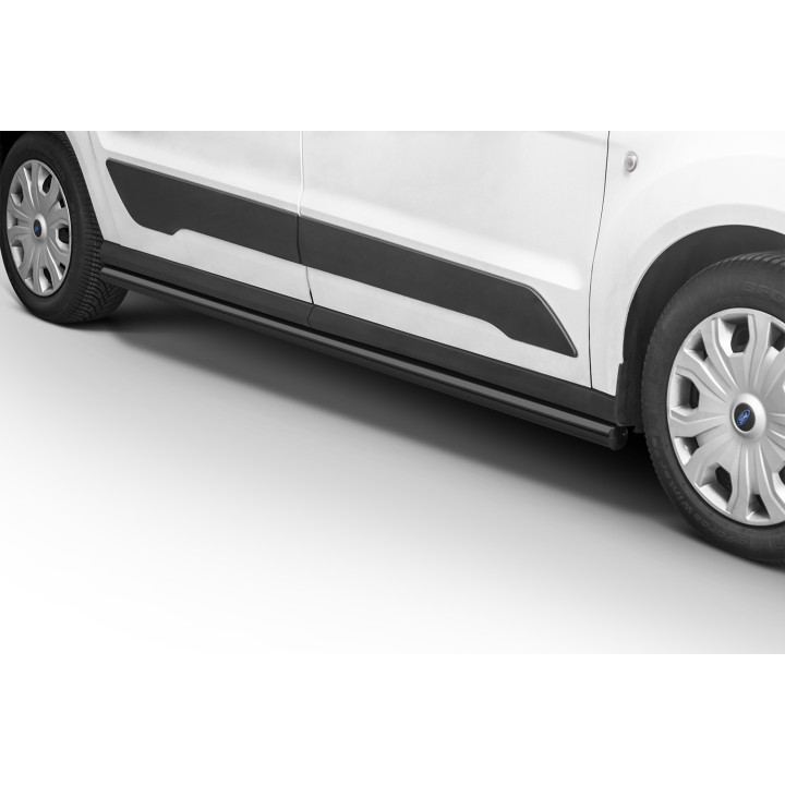 Side Steps, Steeler 4x4 Side Bars, Color Silver, Ford Transit Connect 2013 - 2021 - EDK.ro