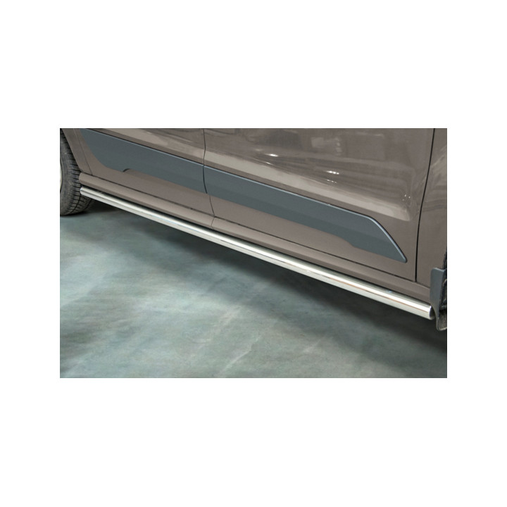 Side Steps, Steeler 4x4 Side Bars, Color Silver, Ford Transit Connect 2013 - 2021 - EDK.ro