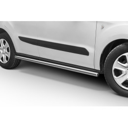 Praguri Laterale, Steeler 4x4 Side Bars, Culoare Argintiu, Ford Transit Courier 2018 - Prezent - EDK.ro