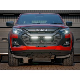 EC Approved LED Projector Integration Kit for Grille, Lazer Lamps with 2x Linear-6 Elite+, 1x Grille Mount Brackets and 1x Wirin