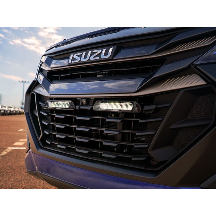 Kit de Integrare Proiectoare LED Omologate Pentru Grilă, Lazer Lamps cu 2x Linear-6 Elite, 1x GM-DMAX-04K și 1x Wiring Kit, Isuz