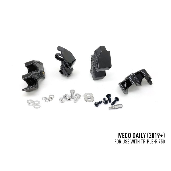 Kit de Integrare Proiectoare LED Omologate Pentru Grilă, Lazer Lamps cu 2x Triple-R 750 Std (Gen2), 1x Grille Mount Brackets și 
