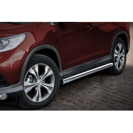 Side Steps, Steeler 4x4 Side Bars, Color Silver, Honda CR-V 2012 - 2016 - EDK.ro