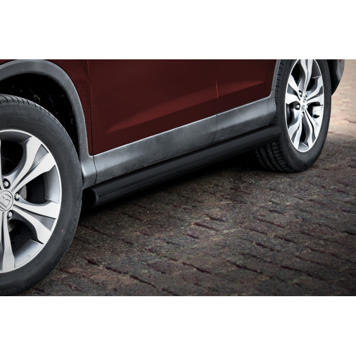 Side Steps, Steeler 4x4 Side Bars, Color Silver, Honda CR-V 2012 - 2016 - EDK.ro