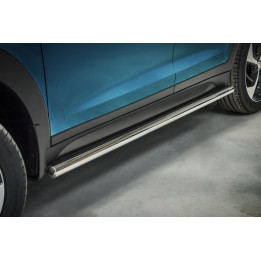 Praguri Laterale, Steeler 4x4 Side Bars, Culoare Argintiu, Hyundai Tucson 2015 - 2018 - EDK.ro