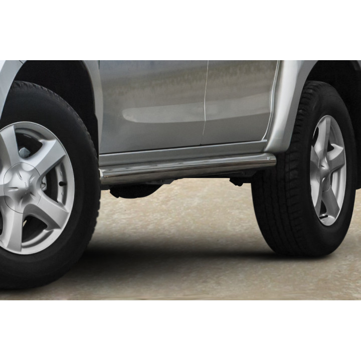 Praguri Laterale, Steeler 4x4 Side Bars, Culoare Argintiu, Isuzu D-Max 2012 - Prezent - EDK.ro