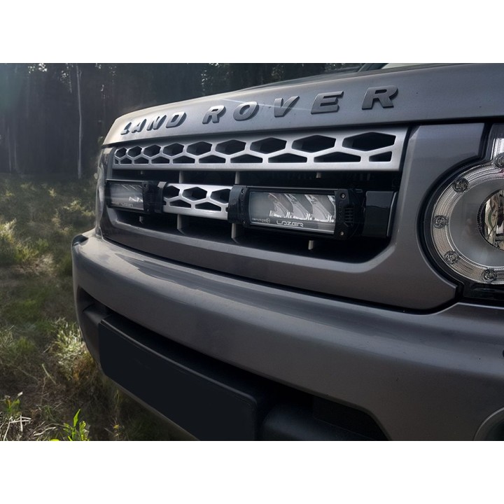 EC Approved LED Projector Integration Kit for Grille, Lazer Lamps with 2x Triple-R 750 Wide, 1x Grille Mount Brackets and 1x Wir