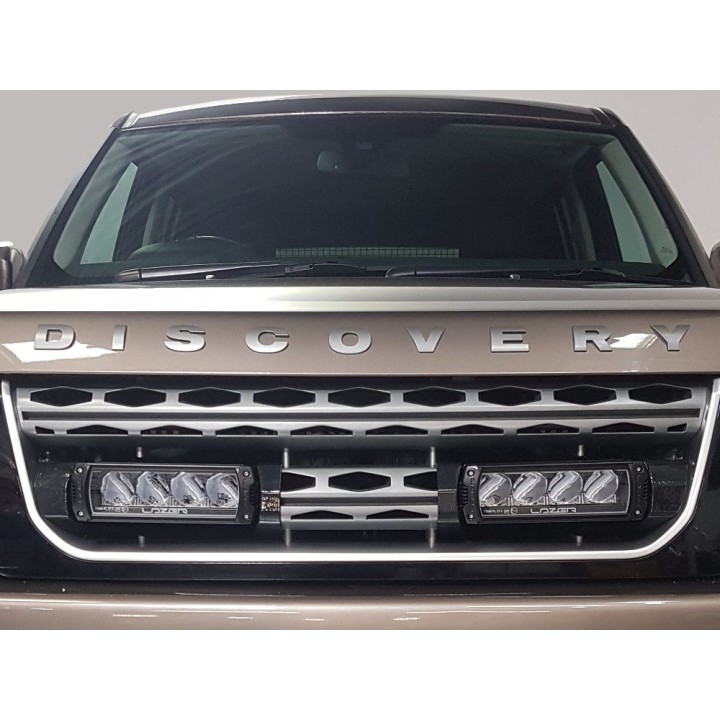 EC Approved LED Projector Integration Kit for Grille, Lazer Lamps with 2x Triple-R 750 Std (Gen2), 1x Grille Mount Brackets and 