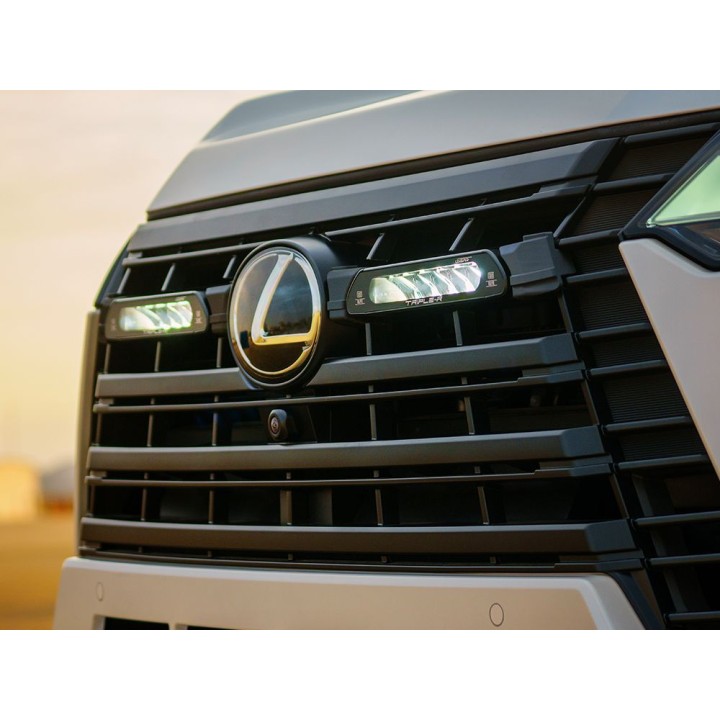 EC Approved LED Projector Integration Kit for Grille, Lazer Lamps with 2x Linear-6 Elite+, 1x Grille Mount Brackets and 1x Wirin