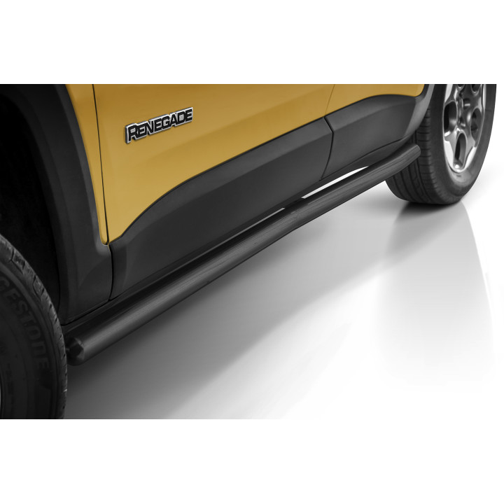 Side Steps, Steeler 4x4 Side Bars, Color Silver, Jeep Renegade 2014 - Present - EDK.ro