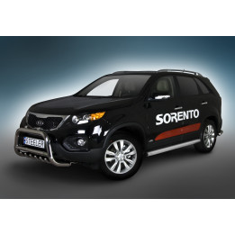 Side Steps, Steeler 4x4 Side Bars, Color Silver, Kia Sorento 2009 - 2012 - EDK.ro