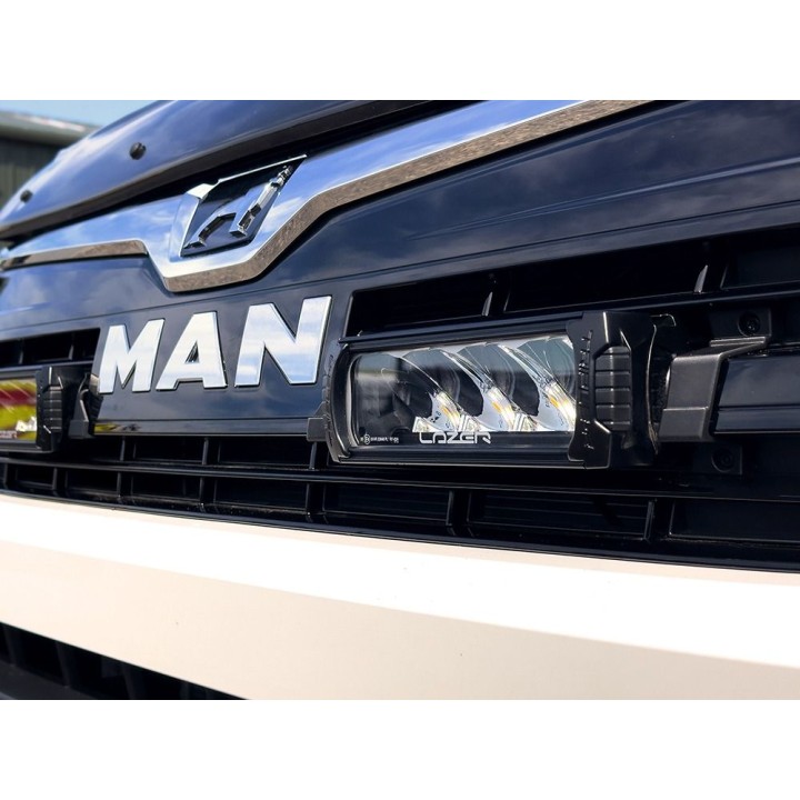 EC Approved LED Projector Integration Kit for Grille, Lazer Lamps with 2x Triple-R 750 Beacon, 1x GM-TGE-02K and 1x Wiring Kit, 