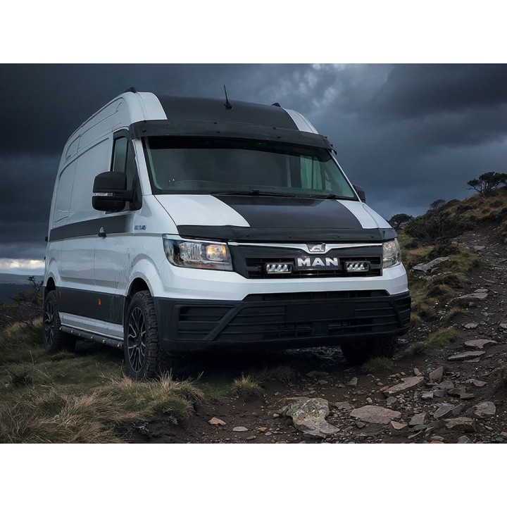 Kit de Integrare Proiectoare LED Omologate Pentru Grilă, Lazer Lamps cu 2x Triple-R 750 Elite, 1x GM-TGE-02K și 1x Wiring Kit, M