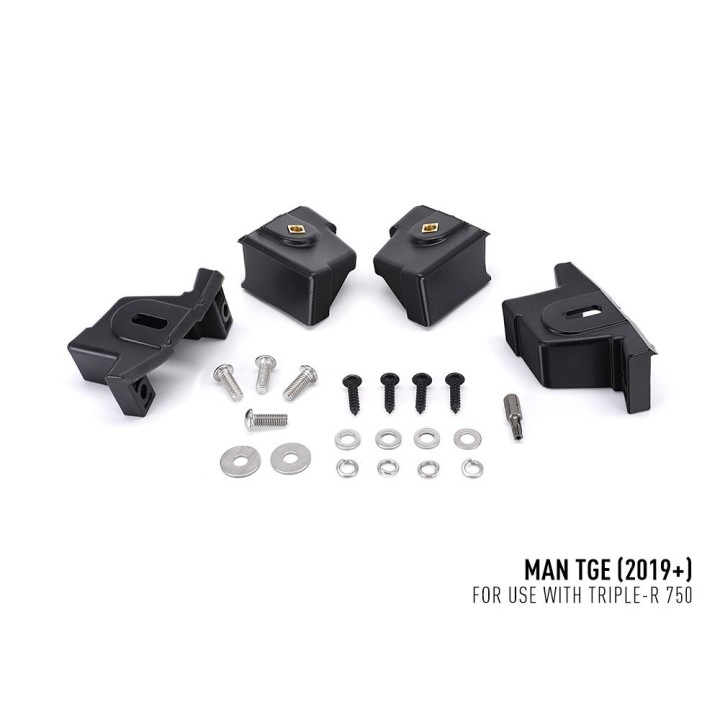 Kit de Integrare Proiectoare LED Omologate Pentru Grilă, Lazer Lamps cu 2x Triple-R 750, 1x GM-TGE-02K și 1x Wiring Kit, MAN TGE