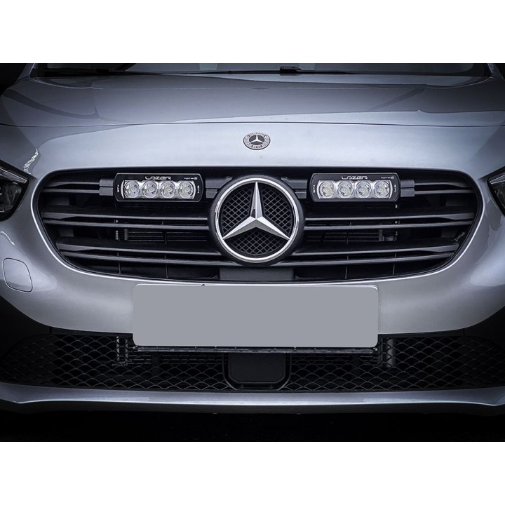 Kit de Integrare Proiectoare LED Omologate Pentru Grilă, Lazer Lamps cu 2x ST-4-EVO, 1x GM-MCT-01K și 1x Wiring Kit, Mercedes-Be