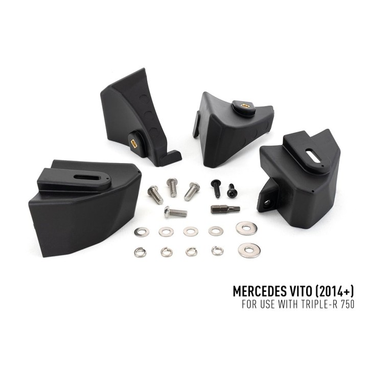Kit de Integrare Proiectoare LED Omologate Pentru Grilă, Lazer Lamps cu 2x Triple-R 750 Elite (Gen2), 1x Grille Mount Brackets ș