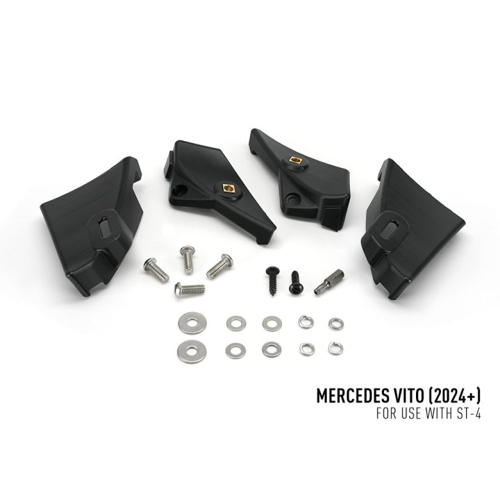 Kit de Integrare Proiectoare LED Omologate Pentru Grilă, Lazer Lamps cu 2x ST-4-EVO, 1x GM-VITO-04K și 1x Wiring Kit, Mercedes-B