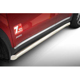 Praguri Laterale, Steeler 4x4 Side Bars, Culoare Argintiu, Kia Sportage 2015 - 2021 - EDK.ro