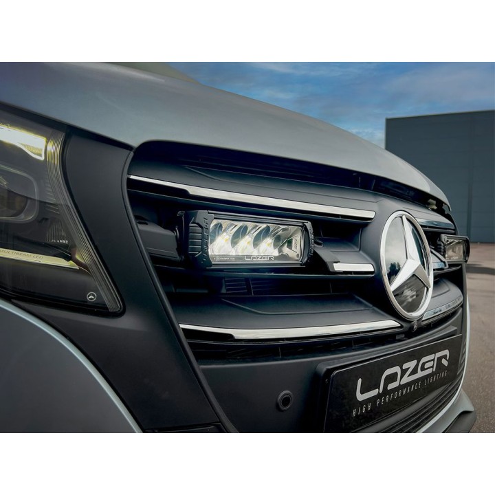 EC Approved LED Projector Integration Kit for Grille, Lazer Lamps with 2x Triple-R 750 Wide, 1x Grille Mount Brackets and 1x Wir