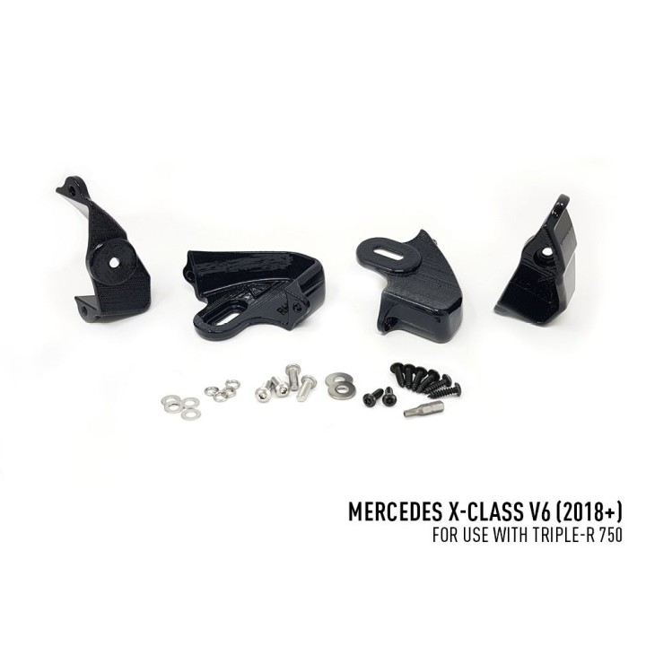 EC Approved LED Projector Integration Kit for Grille, Lazer Lamps with 2x Triple-R 750 Std (Gen2), 1x Grille Mount Brackets and 