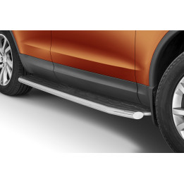 Praguri Laterale, Steeler 4x4 Side Bars, Culoare Argintiu, Land Rover Discovery 2017 - Prezent - EDK.ro