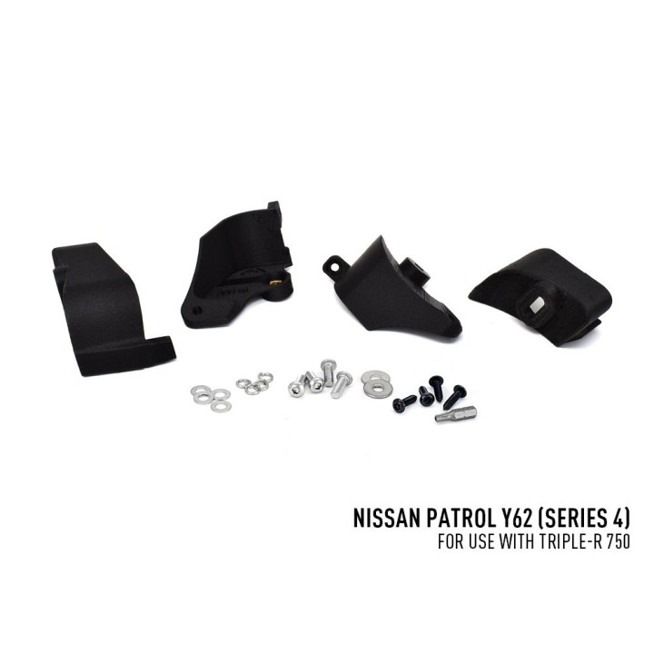 EC Approved LED Projector Integration Kit for Grille, Lazer Lamps with 2x Triple-R 750 Std (Gen2), 1x Grille Mount Brackets and 