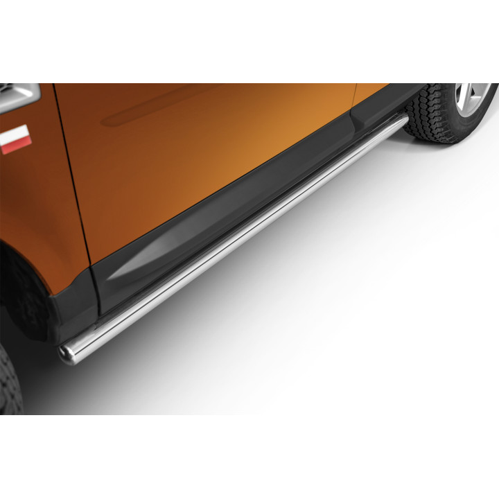 Side Steps, Steeler 4x4 Side Bars, Color Silver, Land Rover Freelander 2007 - 2014 - EDK.ro