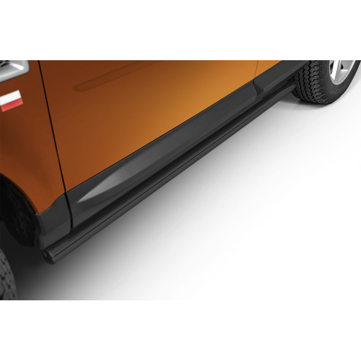 Side Steps, Steeler 4x4 Side Bars, Color Silver, Land Rover Freelander 2007 - 2014 - EDK.ro