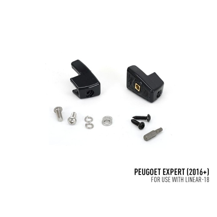 EC Approved LED Projector Integration Kit for Grille, Lazer Lamps with 1x Glide Elite, 1x Grille Mount Brackets and 1x Wiring Ki
