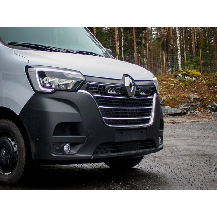 EC Approved LED Projector Integration Kit for Grille, Lazer Lamps with 2x Triple-R 750 Wide, 1x Grille Mount Brackets and 1x Wir