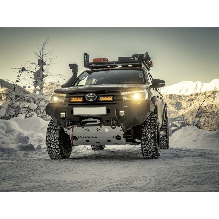 Kit de Integrare Proiectoare LED Omologate Pentru Grilă, Lazer Lamps cu 2x Triple-R 750 Wide, 1x Grille Mount Brackets și 1x Wir