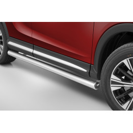 Praguri Laterale, Steeler 4x4 Side Bars, Culoare Argintiu, Mitsubishi Eclipse Cross 2017 - Prezent - EDK.ro