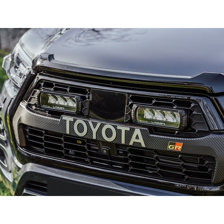 EC Approved LED Projector Integration Kit for Grille, Lazer Lamps with 2x Triple-R 750 Beacon, 1x Grille Mount Brackets and 1x W