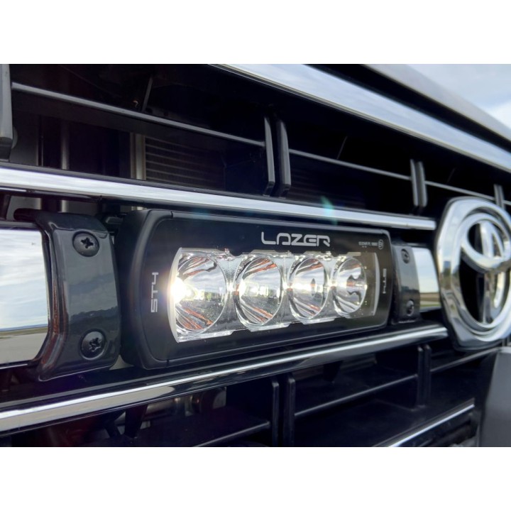 Kit de Integrare Proiectoare LED Omologate Pentru Grilă, Lazer Lamps cu 2x ST4 Evo, 1x Grille Mount Brackets și 1x Wiring Kit, T