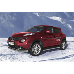 Side Steps, Steeler 4x4 Side Bars, Color Silver, Nissan Juke 2010 - 2014 - EDK.ro