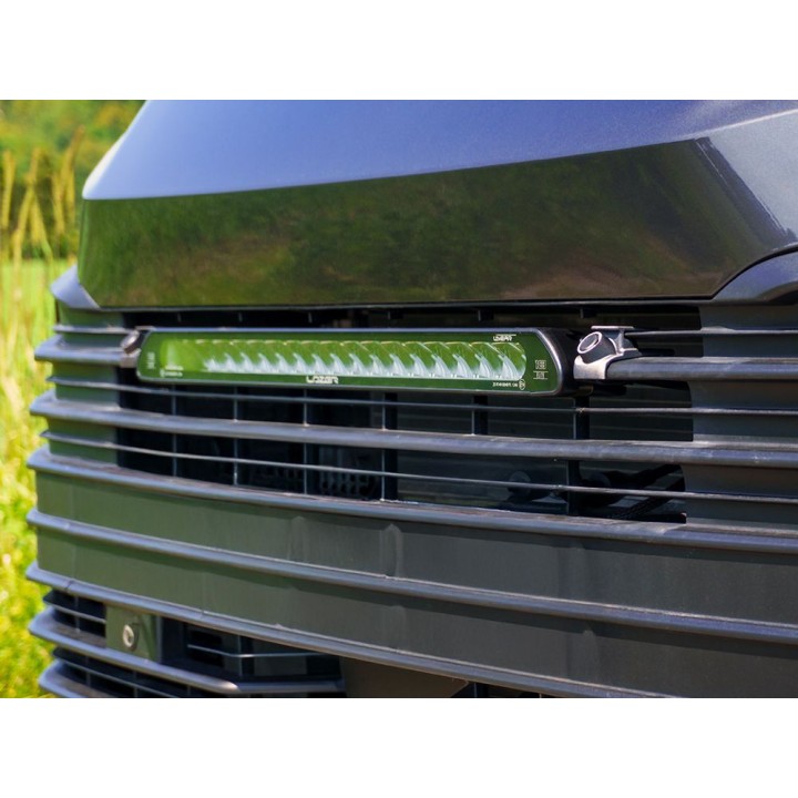EC Approved LED Projector Integration Kit for Grille, Lazer Lamps with 1x Linear-18 Elite i-LBA, 1x Grille Mount Brackets and 1x