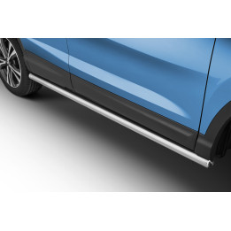 Praguri Laterale, Steeler 4x4 Side Bars, Culoare Argintiu, Nissan Qashqai 2017 - 2021 - EDK.ro