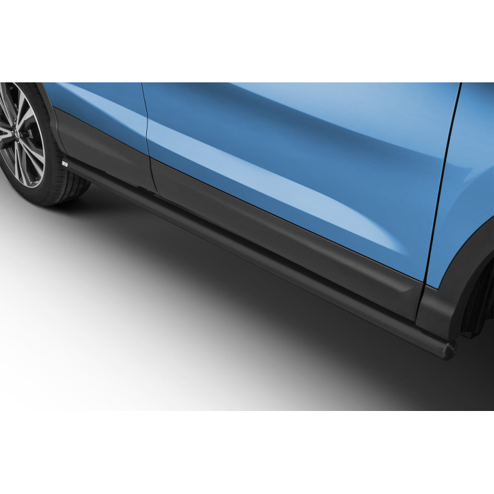 Praguri Laterale, Steeler 4x4 Side Bars, Culoare Argintiu, Nissan Qashqai 2017 - 2021 - EDK.ro