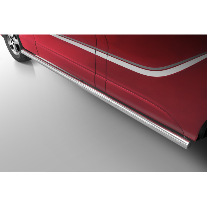Side Steps, Steeler 4x4 Side Bars, Color Silver, Opel Vivaro 2014 - 2019 - EDK.ro