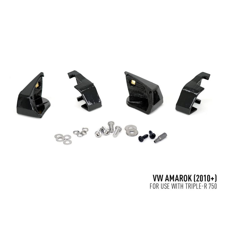 EC Approved LED Projector Integration Kit for Grille, Lazer Lamps with 2x Triple-R 750 Elite (Gen2), 1x Grille Mount Brackets an