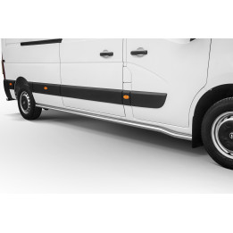 Side Steps, Steeler 4x4 Side Bars, Color Silver, Renault Master 2019 - Present - EDK.ro
