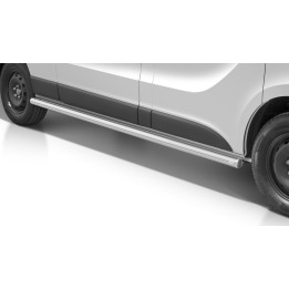 Praguri Laterale, Steeler 4x4 Side Bars, Culoare Argintiu, Renault Trafic 2014 - 2021 - EDK.ro