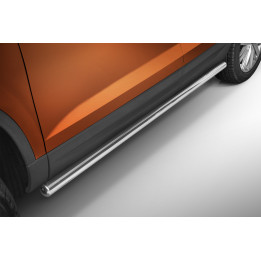Praguri Laterale, Steeler 4x4 Side Bars, Culoare Argintiu, Seat Ateca 2016 - 2020 - EDK.ro