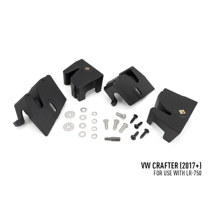 EC Approved LED Projector Integration Kit for Grille, Lazer Lamps with 2x Triple-R 750 Wide, 1x Grille Mount Brackets and 1x Wir