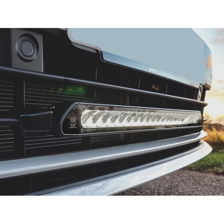 EC Approved LED Projector Integration Kit for Grille, Lazer Lamps with 1x Linear-18 Elite+, 1x Grille Mount Brackets and 1x Wiri