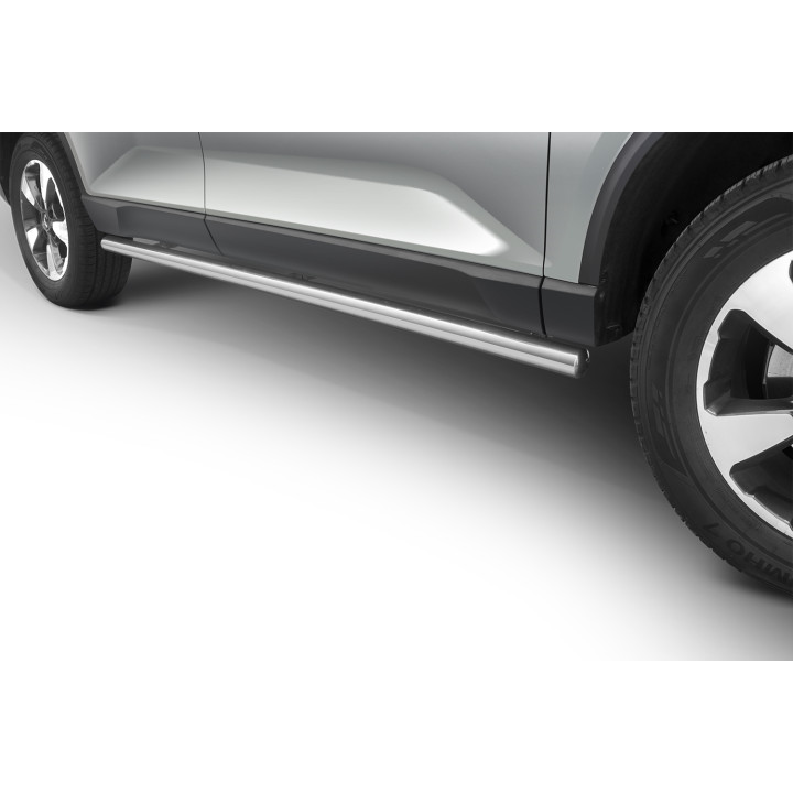 Side Steps, Steeler 4x4 Side Bars, Color Silver, SsangYong Rexton 2018 - Present - EDK.ro