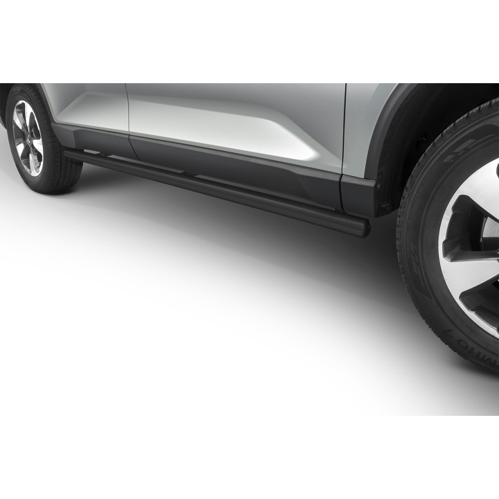 Side Steps, Steeler 4x4 Side Bars, Color Silver, SsangYong Rexton 2018 - Present - EDK.ro