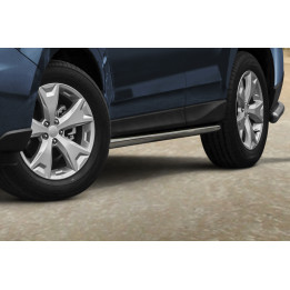 Praguri Laterale, Steeler 4x4 Side Bars, Culoare Argintiu, Subaru Forester 2013 - 2019 - EDK.ro